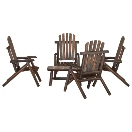 Gartenmöbel-Set 5-teilig aus massivem Tannenholz von vidaXL, Gartensets - Ref: Foro24-3185520, Preis: 576,09 €, Rabatt: %
