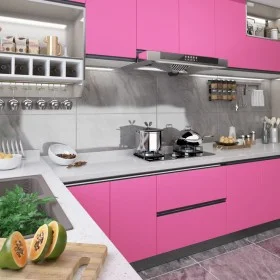 Bright pink PVC self-adhesive furniture sheets 500x90 cm by vidaXL, window films - Ref: Foro24-326146, Price: 15,88 €, Discou...