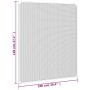 Magnetisches Moskitonetz für Fenster weiß 100x120 cm von vidaXL, Moskitonetze für Fenster - Ref: Foro24-153851, Preis: 23,78 ...