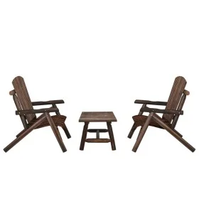 3-teiliges Gartenmöbel-Set aus massivem Tannenholz von vidaXL, Gartensets - Ref: Foro24-3185516, Preis: 352,16 €, Rabatt: %