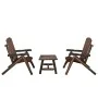 3-teiliges Gartenmöbel-Set aus massivem Tannenholz von vidaXL, Gartensets - Ref: Foro24-3185516, Preis: 352,16 €, Rabatt: %