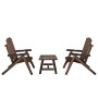 3-teiliges Gartenmöbel-Set aus massivem Tannenholz von vidaXL, Gartensets - Ref: Foro24-3185516, Preis: 334,14 €, Rabatt: %