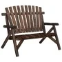 3-teiliges Gartenmöbel-Set aus massivem Tannenholz von vidaXL, Gartensets - Ref: Foro24-3185516, Preis: 352,16 €, Rabatt: %
