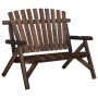 3-teiliges Gartenmöbel-Set aus massivem Tannenholz von vidaXL, Gartensets - Ref: Foro24-3185516, Preis: 334,14 €, Rabatt: %