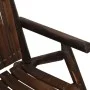 3-teiliges Gartenmöbel-Set aus massivem Tannenholz von vidaXL, Gartensets - Ref: Foro24-3185516, Preis: 352,16 €, Rabatt: %