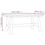 3-teiliges Gartenmöbel-Set aus massivem Tannenholz von vidaXL, Gartensets - Ref: Foro24-3185516, Preis: 352,16 €, Rabatt: %