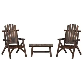 Gartenmöbel-Set 3-teilig aus massivem Tannenholz von vidaXL, Gartensets - Ref: Foro24-3185522, Preis: 321,64 €, Rabatt: %