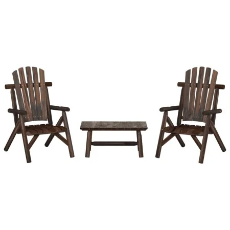 Juego de muebles de jardín 3 piezas madera maciza de abeto de vidaXL, Conjuntos de jardín - Ref: Foro24-3185522, Precio: 320,...