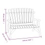 Gartenmöbel-Set 3-teilig aus massivem Tannenholz von vidaXL, Gartensets - Ref: Foro24-3185515, Preis: 376,56 €, Rabatt: %