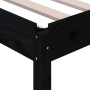 Cama apilable de madera pino maciza negro 100x200 cm de vidaXL, Camas y somieres - Ref: Foro24-820391, Precio: 129,45 €, Desc...
