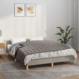 Gray fabric weighted blanket 140x200 cm 6 kg by vidaXL, Blankets - Ref: Foro24-3154833, Price: 53,78 €, Discount: %