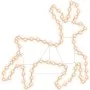 Weihnachts-Rentierfigur mit 72 warmweißen LEDs 57x55x4,5 cm von vidaXL, Weihnachtsbeleuchtung - Ref: Foro24-343296, Preis: 28...