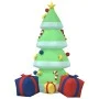 Árbol de Navidad hinchable con LED 240 cm de vidaXL, Luces de Navidad - Ref: Foro24-345292, Precio: 62,61 €, Descuento: %