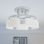 Ceiling lamp with elliptical glass shade, 5 E14 200W bulbs. by vidaXL, ceiling lights - Ref: Foro24-50494, Price: 73,76 €, Di...
