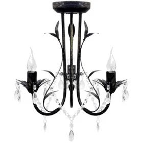 Chandelier, Art Nouveau style black candelabra, 3 x E14 by vidaXL, chandeliers - Ref: Foro24-241385, Price: 60,62 €, Discount: %