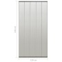 Mosquitera para puerta 5 pzas cortina de malla negro 120x240 cm de vidaXL, Mosquiteras para ventanas - Ref: Foro24-148711, Pr...