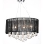 Hängelampe mit 85 schwarzen Kristallen. von vidaXL, Kronleuchter - Ref: Foro24-60344, Preis: 122,89 €, Rabatt: %