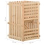 Caja para patatas madera maciza de pino 50x50x80 cm