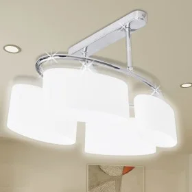 Ellipse glass shade ceiling lamp with 4 E14 bulbs by vidaXL, ceiling lights - Ref: Foro24-240988, Price: 57,49 €, Discount: %