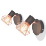 Wall lamps with 2 LED filament bulbs 2 pcs 8 W by vidaXL, Wall sconces - Ref: Foro24-244393, Price: 21,73 €, Discount: %