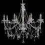 Chandelier with silver beads 8 E14 bulbs by vidaXL, chandeliers - Ref: Foro24-281606, Price: 151,23 €, Discount: %