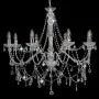 Chandelier with silver beads 8 E14 bulbs by vidaXL, chandeliers - Ref: Foro24-281606, Price: 143,31 €, Discount: %