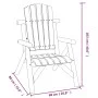 4-teiliges Gartenmöbel-Set aus massivem Tannenholz von vidaXL, Gartensets - Ref: Foro24-3185514, Preis: 455,87 €, Rabatt: %