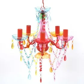 Crystal Light 5 Multicolor Bulbs by vidaXL, chandeliers - Ref: Foro24-240311, Price: 65,07 €, Discount: %