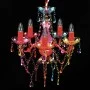 Kristalllicht 5 mehrfarbige Glühbirnen von vidaXL, Kronleuchter - Ref: Foro24-240311, Preis: 61,24 €, Rabatt: %