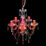 Kristalllicht 5 mehrfarbige Glühbirnen von vidaXL, Kronleuchter - Ref: Foro24-240311, Preis: 61,24 €, Rabatt: %