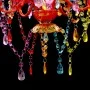 Luz de Cristal 5 Bombillas Multicolor de vidaXL, Lámparas de araña - Ref: Foro24-240311, Precio: 61,27 €, Descuento: %