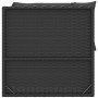 3-teiliges Gartenmöbel-Set und Kissen aus synthetischem Rattan schwarz von vidaXL, Gartensets - Ref: Foro24-319596, Preis: 25...