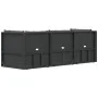 3-teiliges Gartenmöbel-Set und Kissen aus synthetischem Rattan schwarz von vidaXL, Gartensets - Ref: Foro24-319596, Preis: 25...