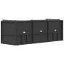 3-teiliges Gartenmöbel-Set und Kissen aus synthetischem Rattan schwarz von vidaXL, Gartensets - Ref: Foro24-319596, Preis: 25...