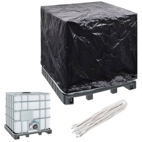 IBC water tank cover 8 eyelets 116x100x120 cm by vidaXL, Garden furniture covers - Ref: Foro24-41644, Price: 18,76 €, Discoun...