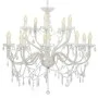 Chandelier with 2 layers white 15 bulbs x E14 by vidaXL, chandeliers - Ref: Foro24-281612, Price: 196,08 €, Discount: %
