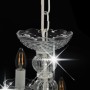 Lámpara de araña con 2 capas blanco 15 bombillas x E14 de vidaXL, Lámparas de araña - Ref: Foro24-281612, Precio: 185,58 €