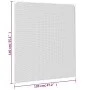 Magnetic mosquito net for windows white 120x140 cm by vidaXL, Mosquito nets for windows - Ref: Foro24-153853, Price: 26,05 €,...