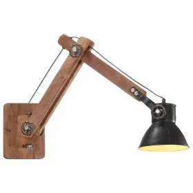 Black industrial style round wall lamp E27 by vidaXL, Wall sconces - Ref: Foro24-320577, Price: 55,43 €, Discount: %