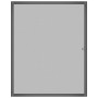 Mosquitera para ventanas gris antracita 100x120 cm