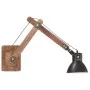 Lámpara de pared redonda estilo industrial negra E27 de vidaXL, Apliques de pared - Ref: Foro24-320577, Precio: 55,43 €, Desc...