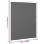 Anthrazitgraues Fenster-Moskitonetz 100x120 cm von vidaXL, Moskitonetze für Fenster - Ref: Foro24-153840, Preis: 29,38 €, Rab...