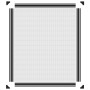 Mosquitera magnética para ventanas gris antracita 100x120 cm
