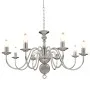 Silberner Kronleuchter mit 8 E14-Glühbirnen von vidaXL, Kronleuchter - Ref: Foro24-281618, Preis: 151,01 €, Rabatt: %