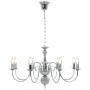 Silberner Kronleuchter mit 8 E14-Glühbirnen von vidaXL, Kronleuchter - Ref: Foro24-281618, Preis: 151,01 €, Rabatt: %