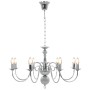 Silberner Kronleuchter mit 8 E14-Glühbirnen von vidaXL, Kronleuchter - Ref: Foro24-281618, Preis: 134,00 €, Rabatt: %