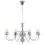 Silberner Kronleuchter mit 8 E14-Glühbirnen von vidaXL, Kronleuchter - Ref: Foro24-281618, Preis: 134,00 €, Rabatt: %