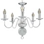 Silver chandelier with 5 E14 bulbs by vidaXL, chandeliers - Ref: Foro24-281616, Price: 71,39 €, Discount: %