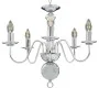 Silver chandelier with 5 E14 bulbs by vidaXL, chandeliers - Ref: Foro24-281616, Price: 78,82 €, Discount: %