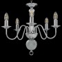 Silver chandelier with 5 E14 bulbs by vidaXL, chandeliers - Ref: Foro24-281616, Price: 71,39 €, Discount: %